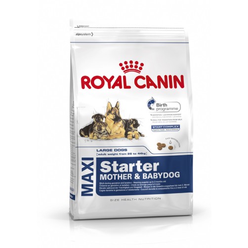 غذای خشک توله سگ نژاد بزرگ  زیر 2 ماه و سگ مادر/ 4 کیلویی/ Royal Canin MAXI Starter Mother & BabyDog